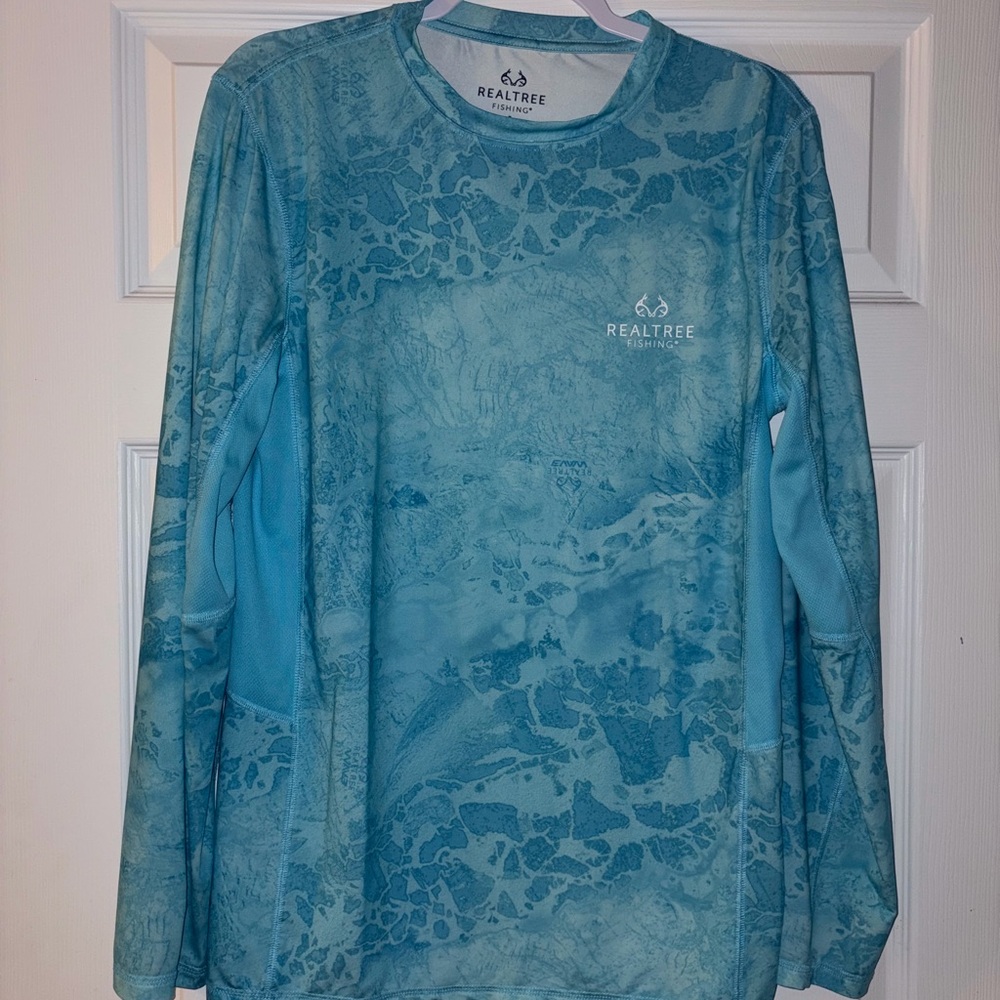 Realtree Aqua Camouflage Fishing Shirt